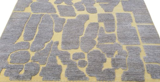 Surface texture of New Morocco rug with natural Wool and intricate pattern
