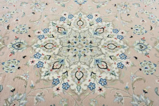Central medallion detail of New Kashan rug from Iran / Persia