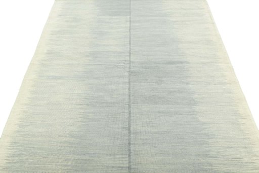 Close-up detail of New Kilim Kiasar rug from Turkey showing Wool weave