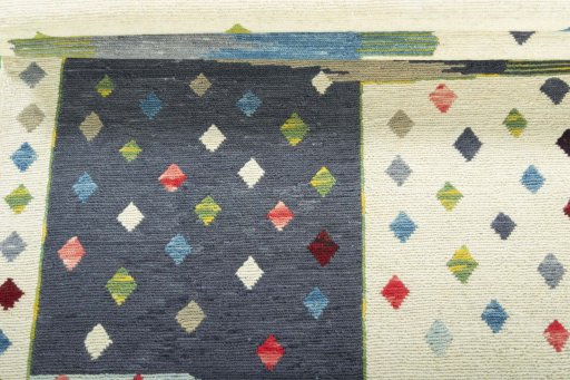 Full view of New Kilim Dastan rug from Turkey, 134 × 71 cm in Multi Color tones