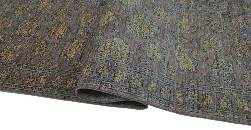 Close-up detail of New Farahan rug from Pakistan showing Wool weave
