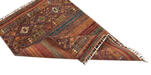 Central medallion detail of New Samarkand rug from Pakistan