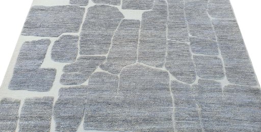 Surface texture of New Morocco rug with natural Wool and intricate pattern