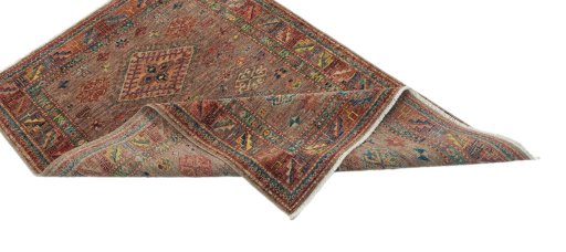 Central medallion detail of New Kazak rug from Pakistan