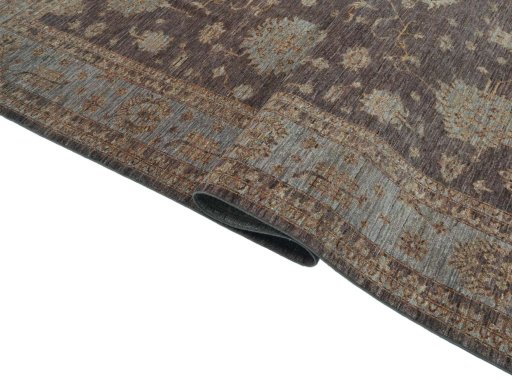 Close-up detail of New Farahan rug from Pakistan showing Wool weave