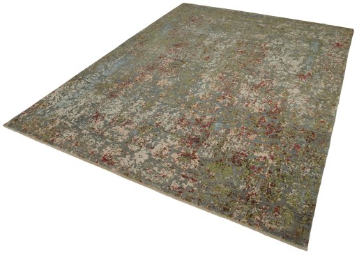 Close-up detail of New Mahli rug from Pakistan showing Wool weave