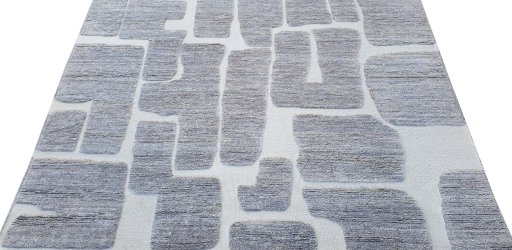 Surface texture of New Morocco rug with natural Wool and intricate pattern