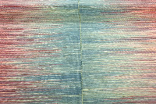 Full view of New Kilim Kiasar rug from Turkey, 207 × 160 cm in Red tones
