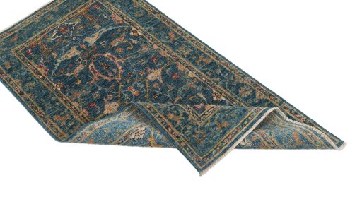 Central medallion detail of New Farahan rug from Pakistan