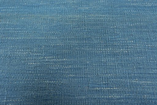 Backside of handmade New Kilim Sofre rug showing knot structure and weave density