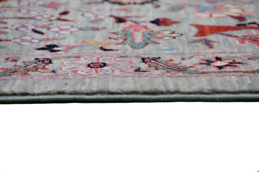 Full view of New Ariana rug from Pakistan, 290 × 248 cm in Beige tones