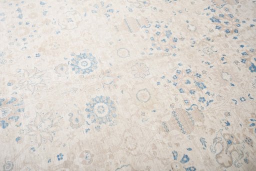 Close-up detail of New Haj-jalili rug from Pakistan showing Wool weave