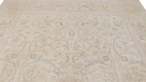 Central medallion detail of New Haj-jalili rug from Pakistan