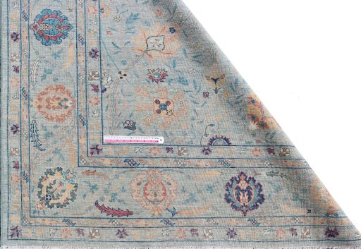 Central medallion detail of New Haj-jalili rug from Pakistan