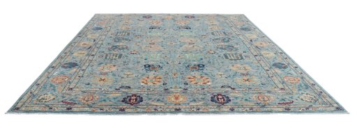 Surface texture of New Haj-jalili rug with natural Wool and intricate pattern
