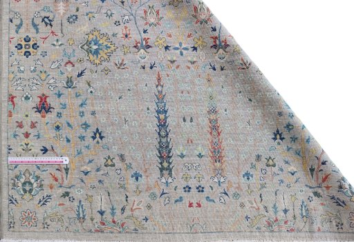 Central medallion detail of New Haj-jalili rug from Pakistan