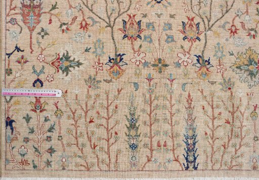 Central medallion detail of New Haj-jalili rug from Pakistan