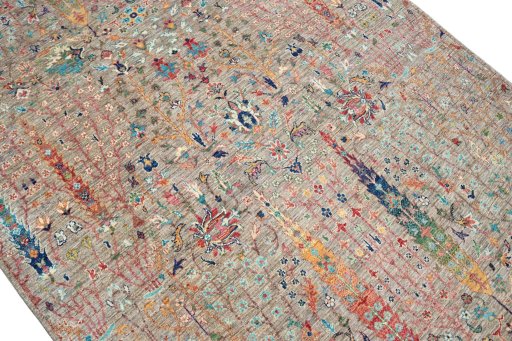 Central medallion detail of New Haj-jalili rug from Pakistan