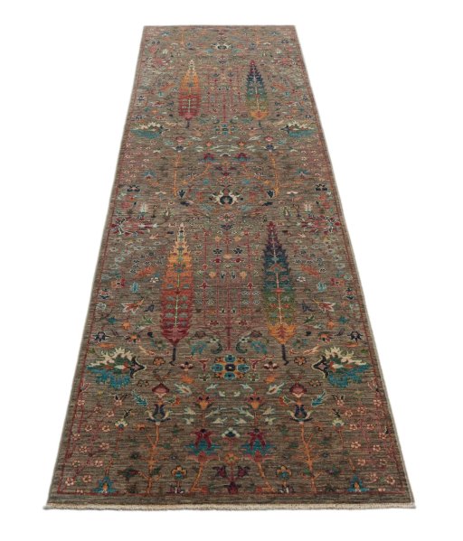 Surface texture of New Haj-jalili rug with natural Wool and intricate pattern