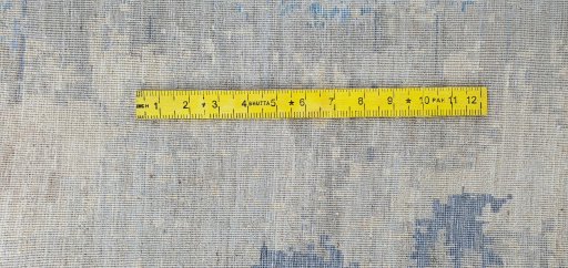 Full view of New Mamluk rug from Pakistan, 289 × 245 cm in Beige tones
