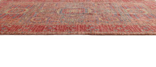 Close-up detail of New Mamluk rug from Pakistan showing Wool weave