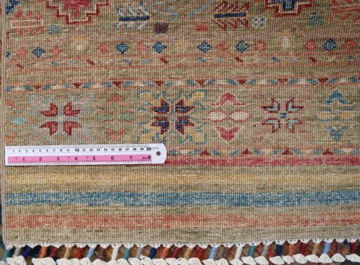 Central medallion detail of New Samarkand rug from Pakistan