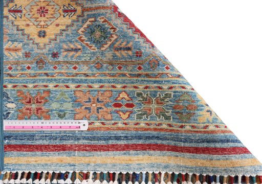 Central medallion detail of New Samarkand rug from Pakistan