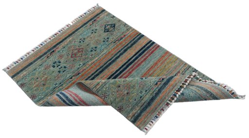 Central medallion detail of New Samarkand rug from Pakistan