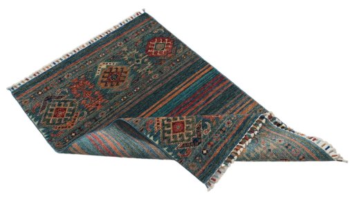 Central medallion detail of New Samarkand rug from Pakistan