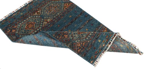 Central medallion detail of New Samarkand rug from Pakistan