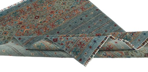 Central medallion detail of New Samarkand rug from Pakistan