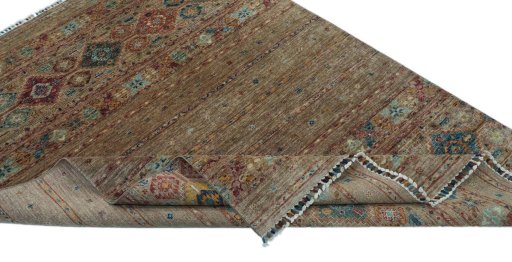 Central medallion detail of New Samarkand rug from Pakistan