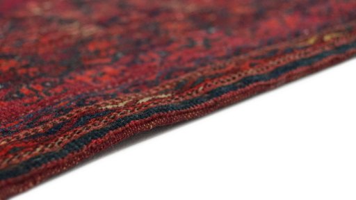 Central medallion detail of 1900s Antique Carpets rug from Uzbekistan