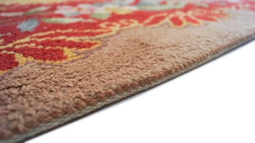 Central medallion detail of 1970s Semi-antique Carpets rug from Spain