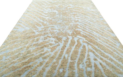 Surface texture of 1950s Vintage rug with natural Wool and intricate pattern