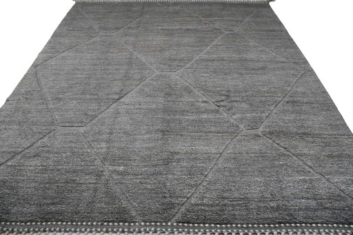 Surface texture of New Morocco rug with natural Wool and intricate pattern