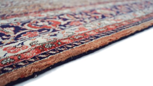 Central medallion detail of New Bijar rug from Iran / Persia