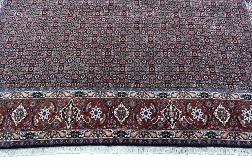Central medallion detail of New Bijar rug from Iran / Persia