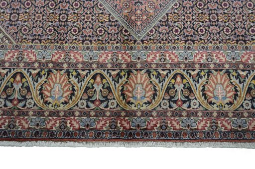 Full view of 2000s Bijar rug from Iran / Persia, 352 × 256 cm in Red tones