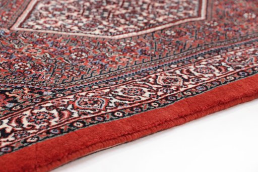 Central medallion detail of New Bijar rug from Iran / Persia