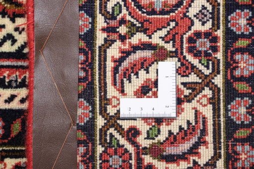Full view of New Bijar rug from Iran / Persia, 178 × 105 cm in Multi Color tones