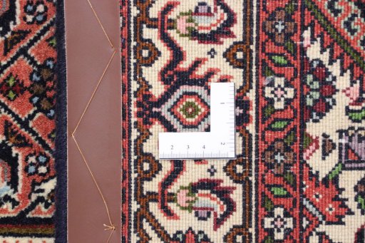 Full view of New Bijar rug from Iran / Persia, 178 × 110 cm in Multi Color tones