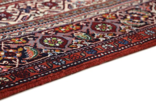 Central medallion detail of New Bijar rug from Iran / Persia
