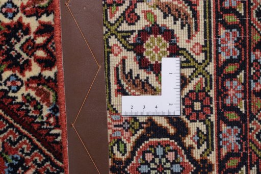 Full view of New Bijar rug from Iran / Persia, 172 × 110 cm in Multi Color tones