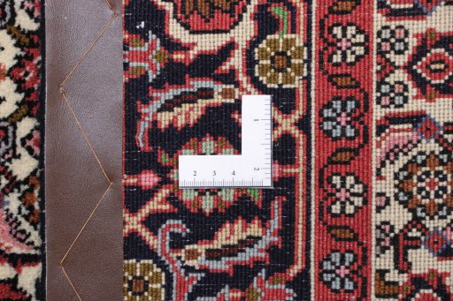 Full view of New Bijar rug from Iran / Persia, 172 × 110 cm in Multi Color tones