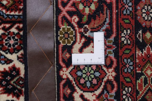 Full view of New Bijar rug from Iran / Persia, 190 × 110 cm in Multi Color tones