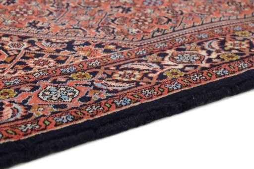 Central medallion detail of New Bijar rug from Iran / Persia