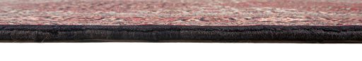 Backside of handmade New Bijar rug showing knot structure and weave density