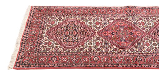 Central medallion detail of New Bijar rug from Iran / Persia