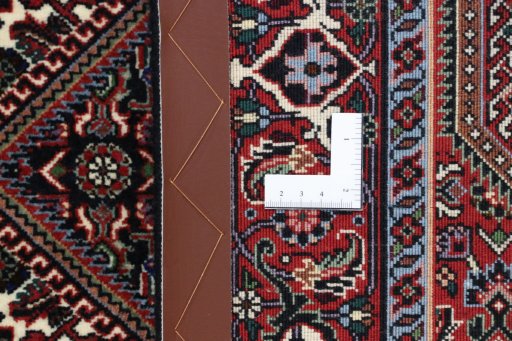 Full view of New Bijar rug from Iran / Persia, 171 × 114 cm in Multi Color tones